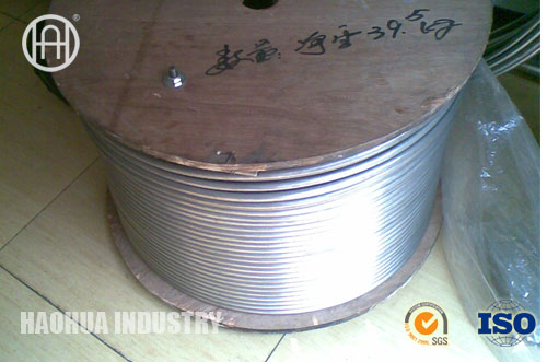 Mirror polish round stainless steel cooling coil tube