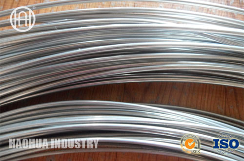 Welded stainless steel cooling coil tube