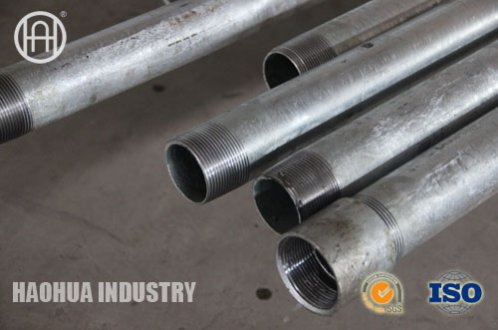 ASTM A53/ASTM A106 Galvanized thread steel pipe
