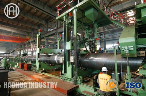Spiral steel pipe 3PE outer /inner coating